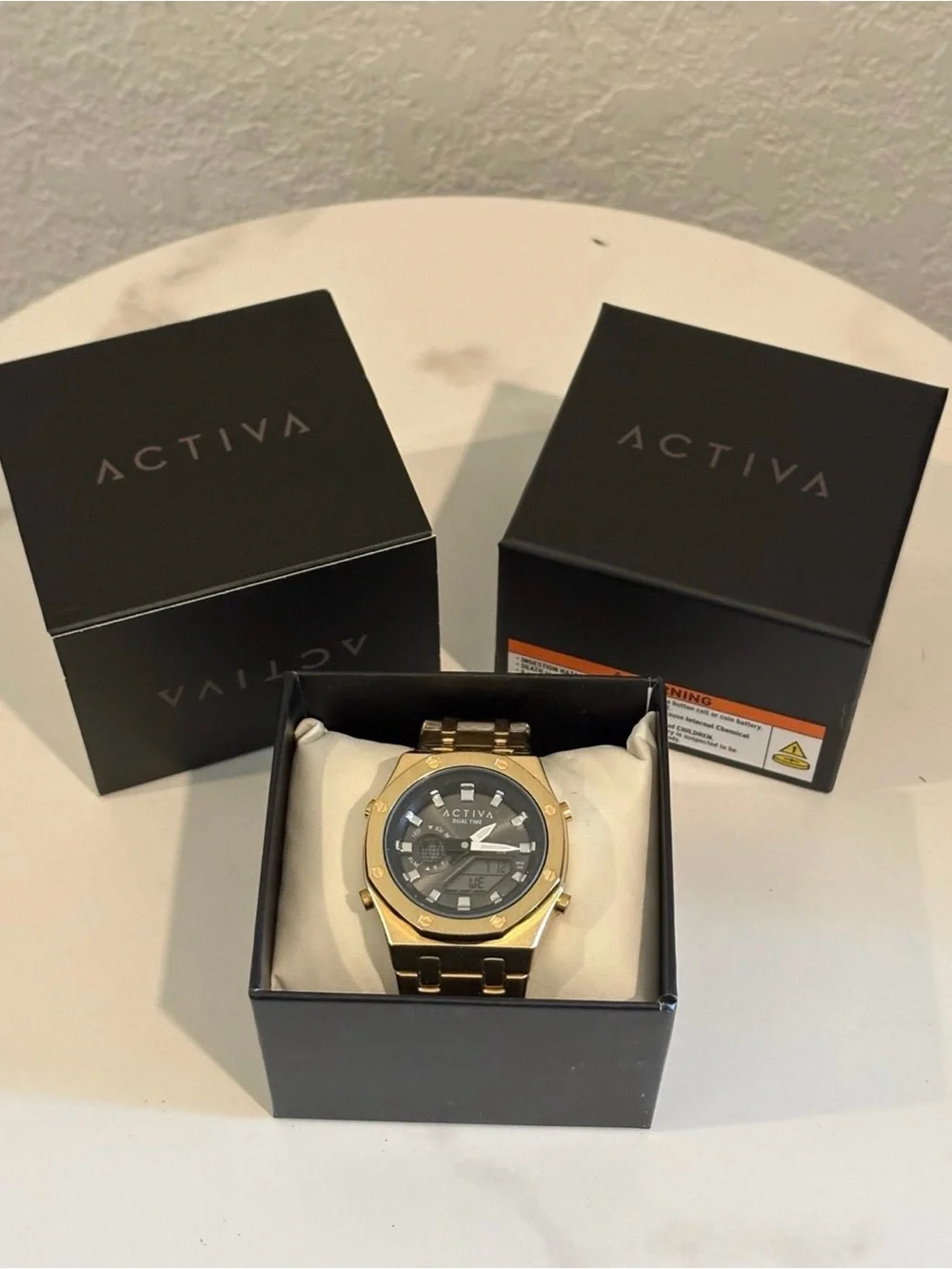Activa Signal X Invicta Digital Watch - 45.5mm, Gold